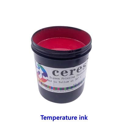 La tinta termosensible de 30 grados Ceres la tinta de impresión reversible de la pantalla