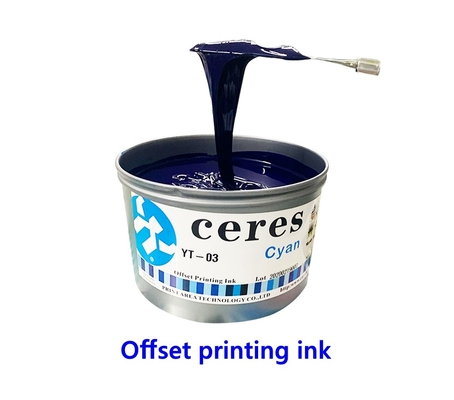 El alto lustre que la sequedad rápida en offset la tinta CMYK de la impresión Ceres las tintas de impresión basadas solvente