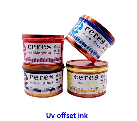 MSDS Ceres la tinta ultravioleta plástica de la impresión en offset YY-310