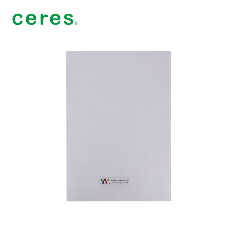 Papel de fibra UV de seguridad de tipo A4 Fibra roja visible y azul invisible de 3 mm de longitud