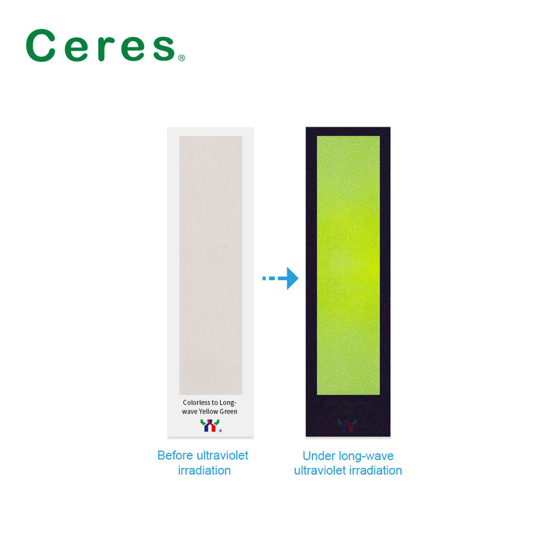 Impresión offset / pantalla / flexo Seguridad Tinta invisible UV para documentos Amarillo Verde Color