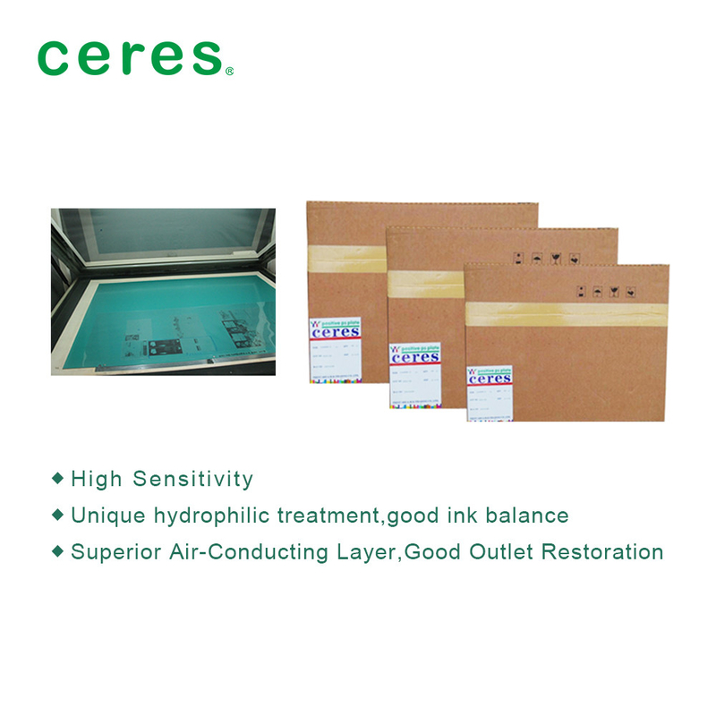 Ceres 300.000 Impresiones Placa de offset Ps con 50 y 100 piezas por paquete