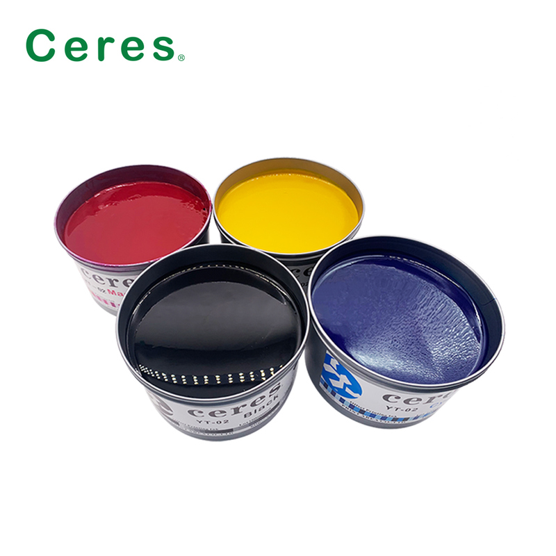 Tinta de impresión offset base aceite modelo Ceres High Gloss YY02/YY03/YY09 con una validez de 2 años