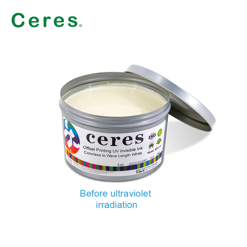 Impresión UV Flexo de color a blanco Tinta UV Invisible para efectos especiales Impresión