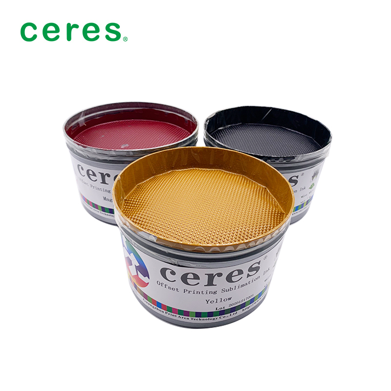 Tinta de sublimación magenta para impresión offset con temperatura de transferencia de 180-220 grados y peso de papel de 70-110 gramos para pequeñas diferencias de color