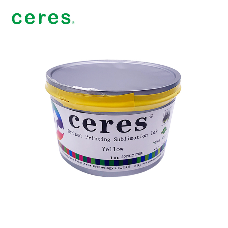 Tinta de sublimación magenta para impresión offset con temperatura de transferencia de 180-220 grados y peso de papel de 70-110 gramos para pequeñas diferencias de color