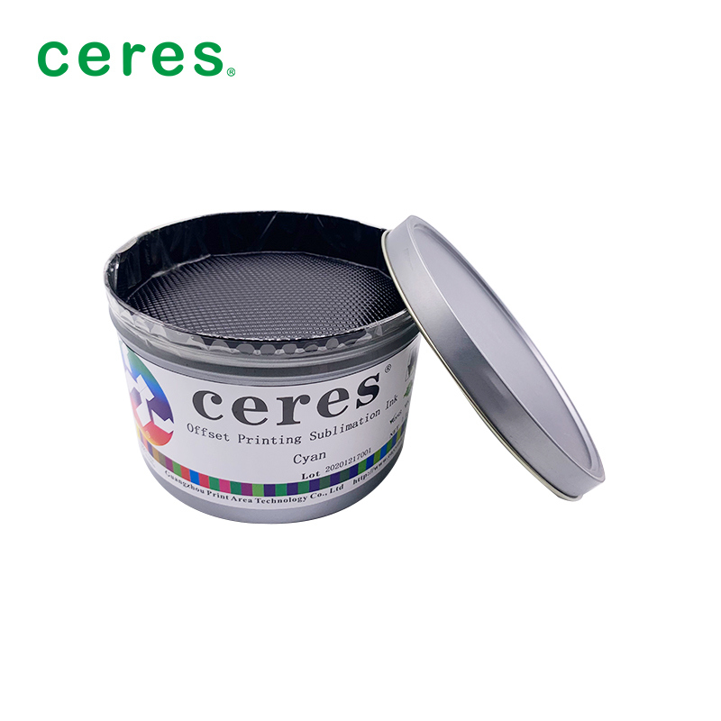 Tinta de sublimación magenta para impresión offset con pequeña diferencia de color, buena reproducibilidad y aptitud para máquinas de 4 colores