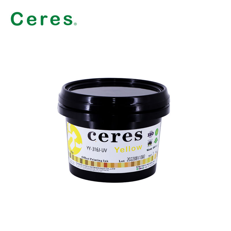 EN71-3 Tinta UV offset certificada de grado A+ con validez de 1 año para impresión CMYK de alta calidad