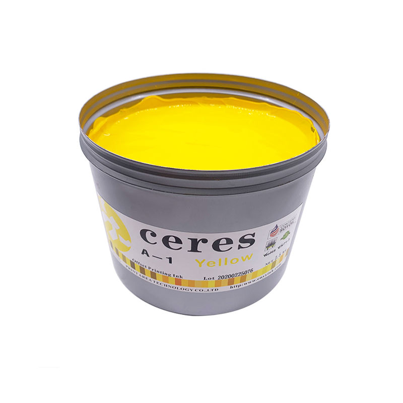 Tinta de impresión offset de soja de alta densidad de color de alto brillo con garantía de 24 meses para cualquier papel