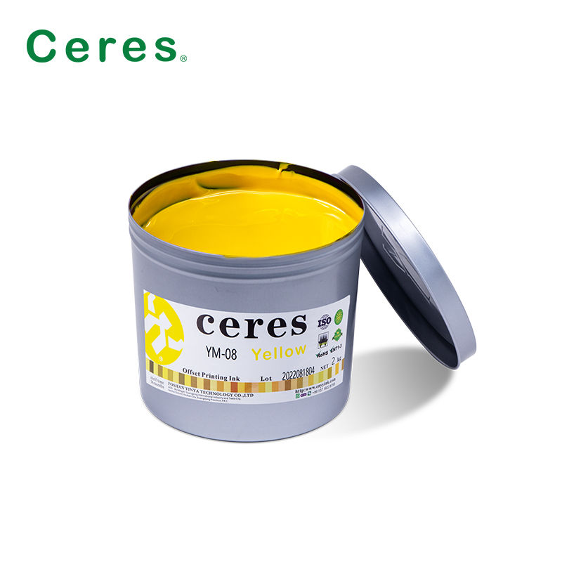 Tinta offset UV conforme a la norma EN71-3 con alta adhesión y resistencia al calor para impresión de metales