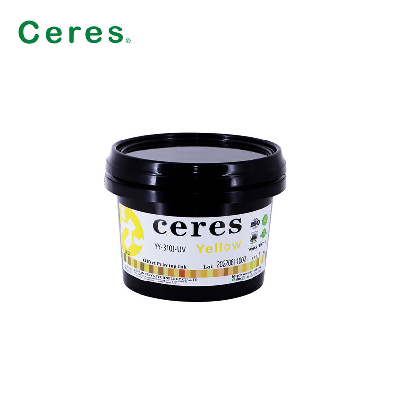 Tinta UV offset económica y eficiente con garantía de 24 meses para impresión de alta gama