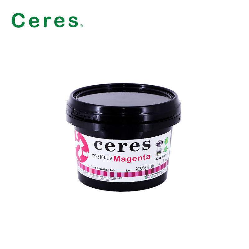 Tinta UV offset económica y eficiente con garantía de 24 meses para impresión de alta gama