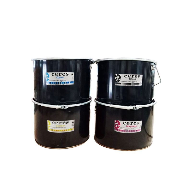 Impresión de periódicos Coldset Web Offset Tinta Solvente basado para la impresión de periódicos en barril de hierro de 20 kg