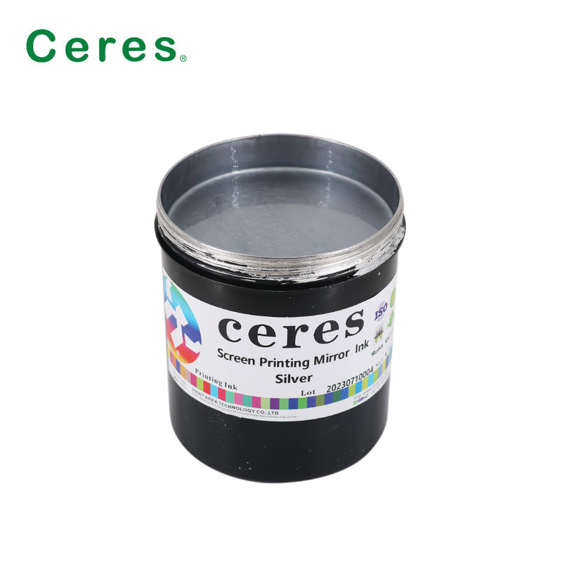 Tinta plateada de espejo de alto brillo para impresión offset con 2 años de validez y calidad de grado A+