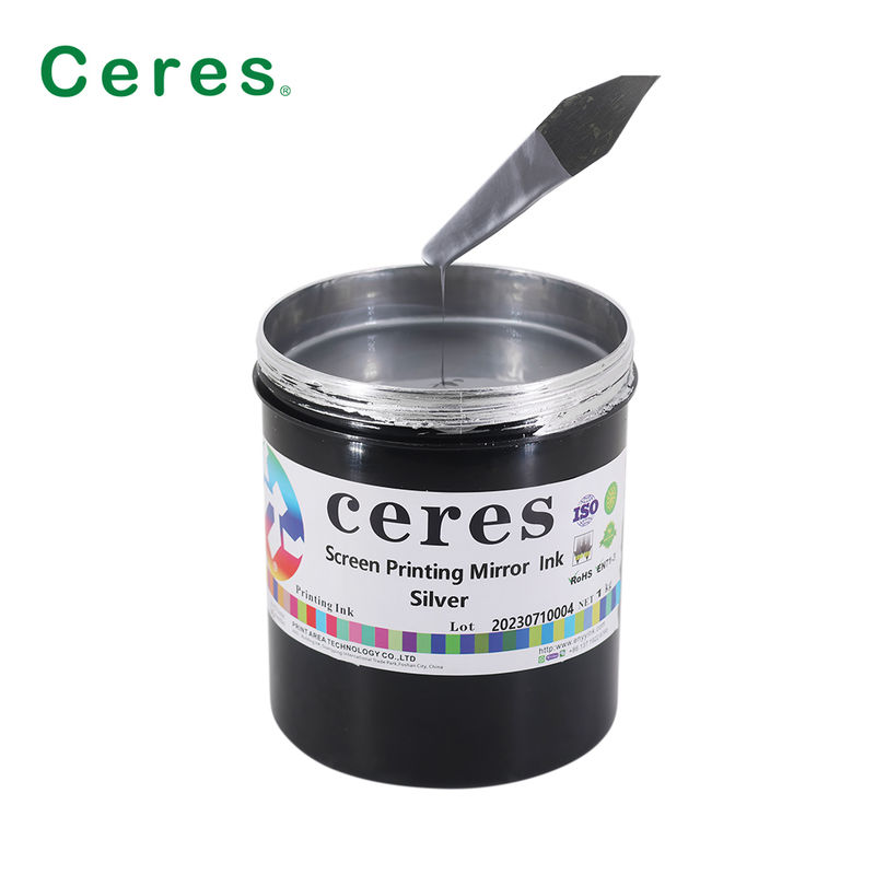 Tinta plateada de espejo de alto brillo para impresión offset con 2 años de validez y calidad de grado A+