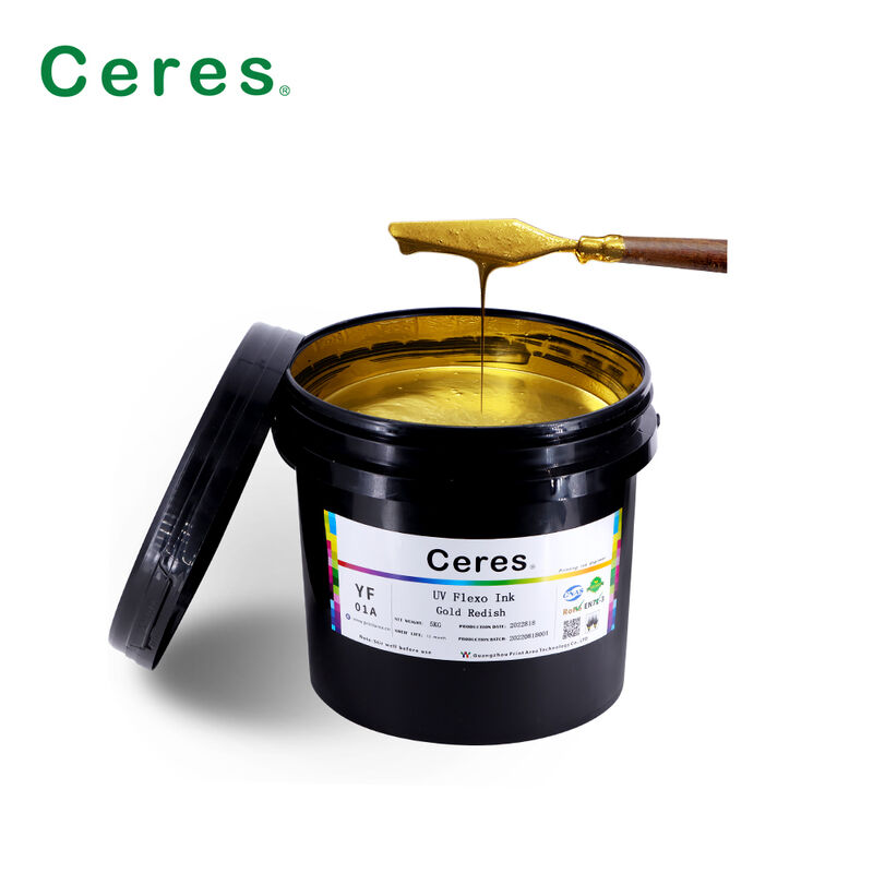 High Color Density Low Viscosity UV Flexo Ink for Environmentally Friendly Label Printing