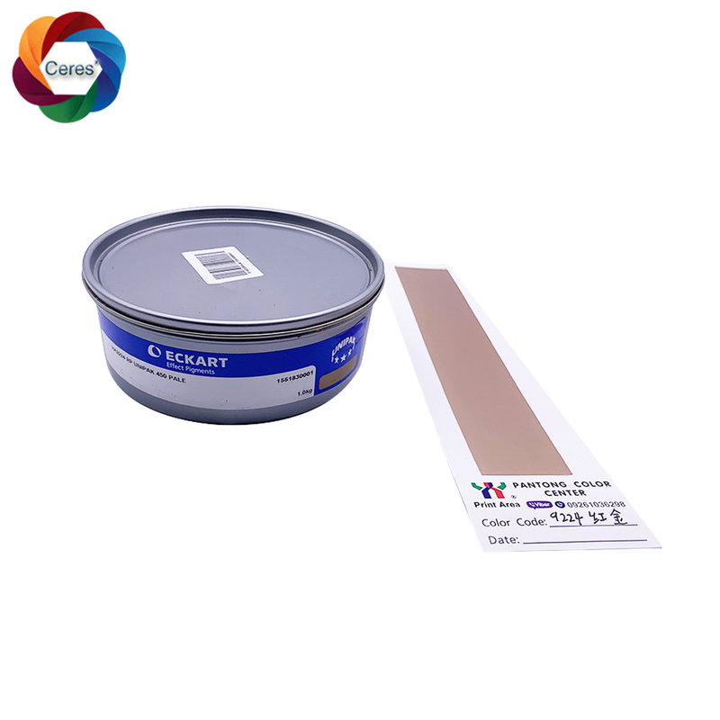 Tinta de impresión de plata de offset Eckart 9310 Tinta a base de disolvente de cornflake oro
