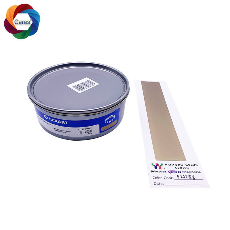 Tinta de impresión de plata de offset Eckart 9310 Tinta a base de disolvente de cornflake oro