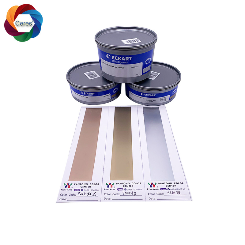 Tinta de impresión de plata de offset Eckart 9310 Tinta a base de disolvente de cornflake oro