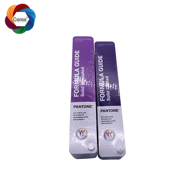 GP1601A Guía de fórmulas de Pantone recubierto sin recubrimiento 2196 colores 2 piezas