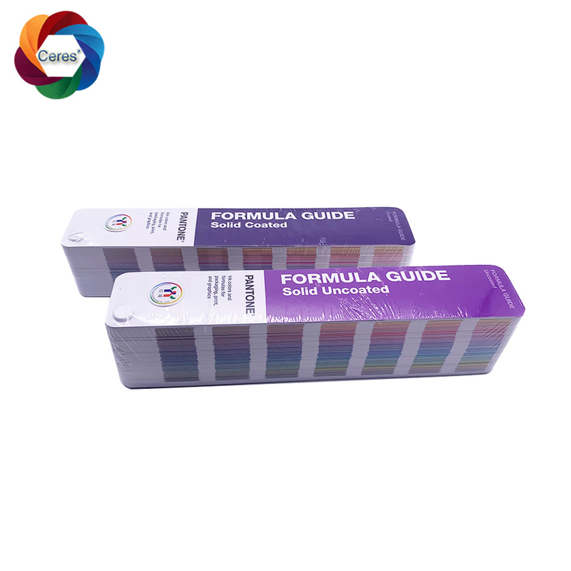 GP1601A Guía de fórmulas de Pantone recubierto sin recubrimiento 2196 colores 2 piezas