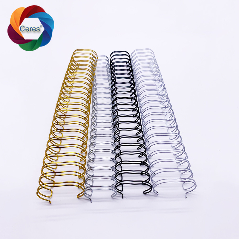 2 a 1 alambre de unión en espiral de 1,4 mm Twin Ring Pantone Doble portátil
