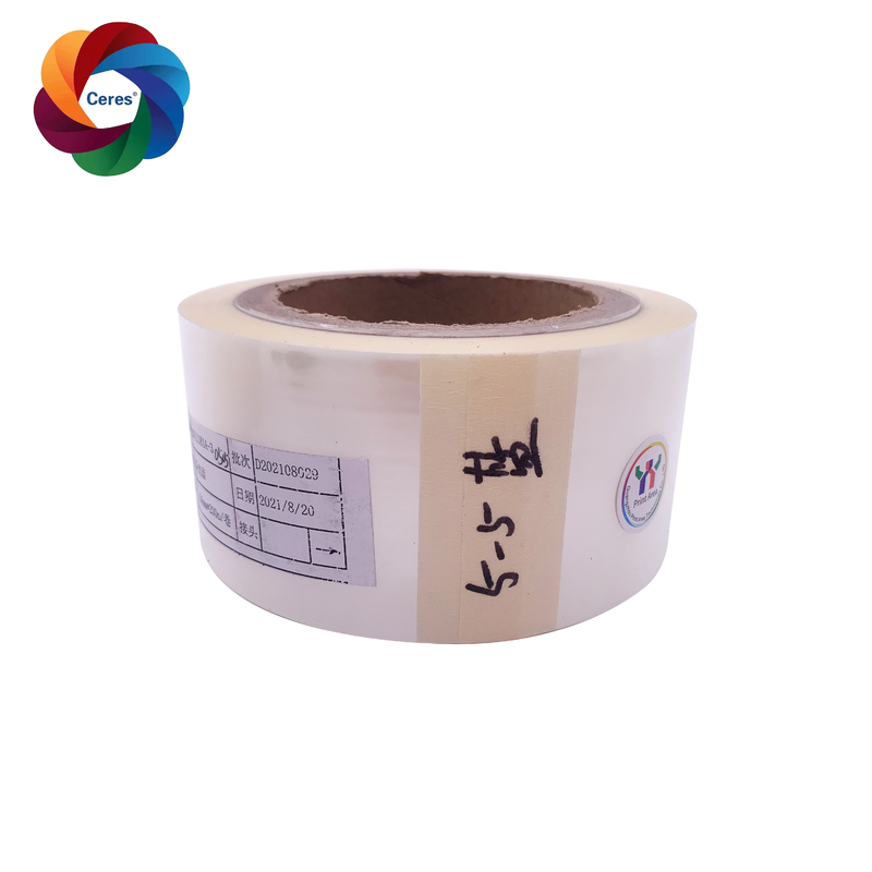 Película de estampado en caliente de 27 micras UV Tinta invisible Película de laminación de papel Bopp azul