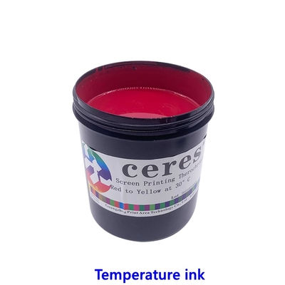 Tinta sensible a la temperatura de 30 grados Ceres Tinta de impresión de pantalla reversible