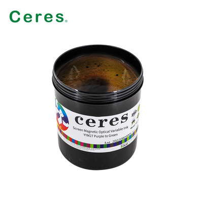 Púrpura a la pantalla verde que imprime la tinta óptica de Varible de la tinta magnética para el plástico
