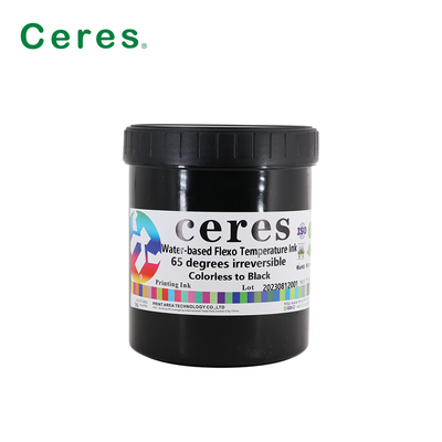 Tinta termosensible irreversible termocrómica descolorida ennegrecerse