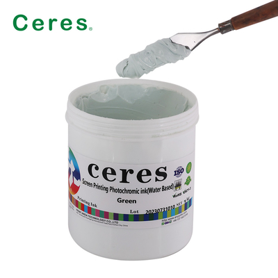 Tinta de impresión de seguridad con base de agua verde