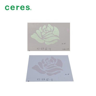 Cers Impresión de pantalla tinta óptica variable verde a púrpura para papel de seguridad