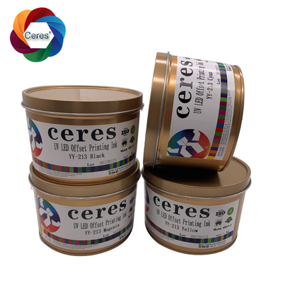 YY-213 Tinta de impresión offset curable con UV Led para tazas de plástico